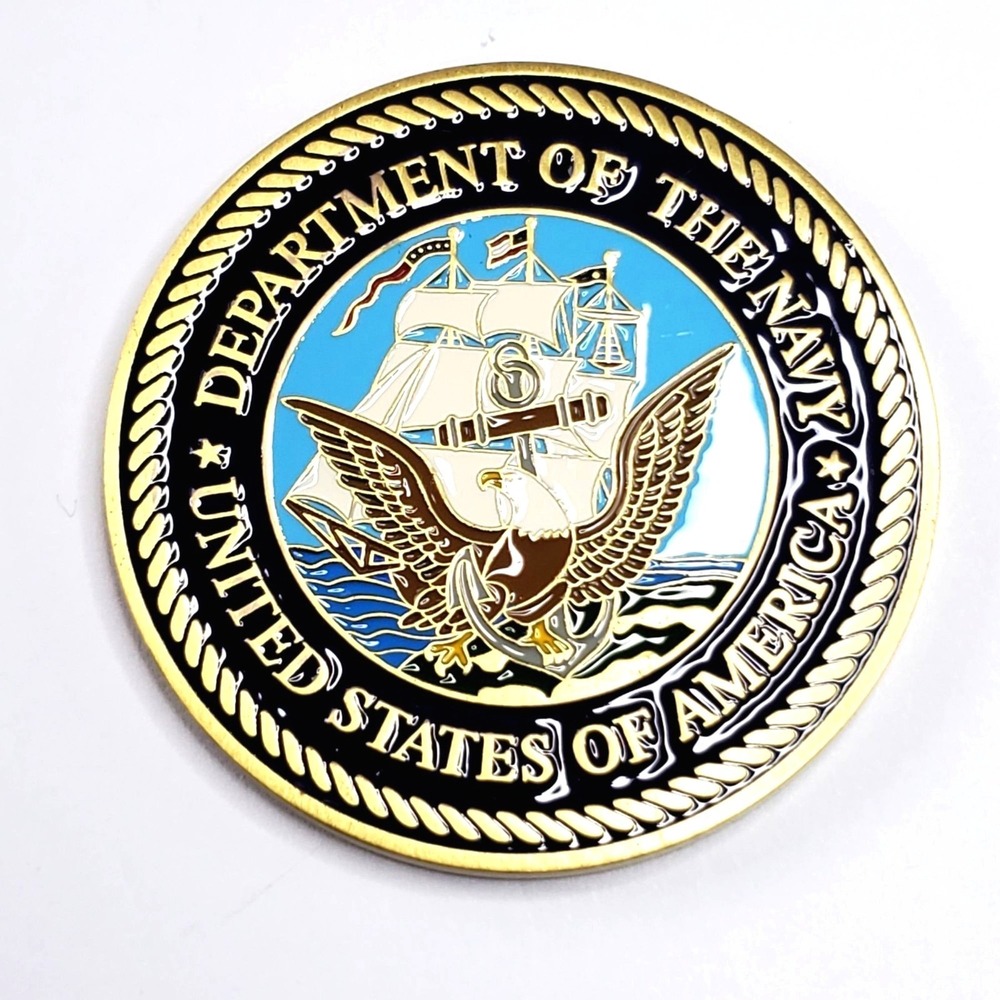 United States Navy Challenge Coin POW MIA You Are Not Forgotten Design